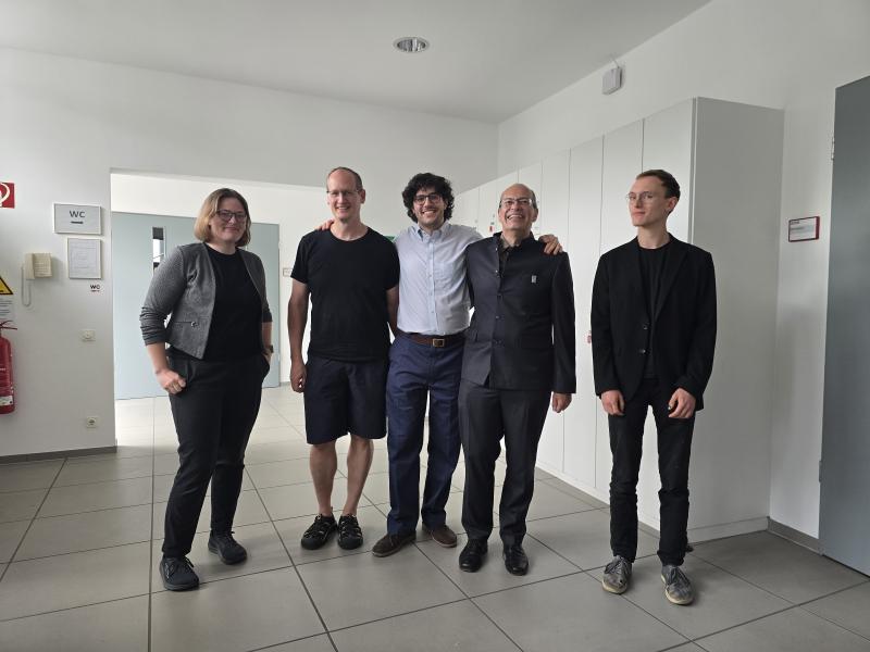 Enrico Bortoletto defends his dissertation at the FU Berlin