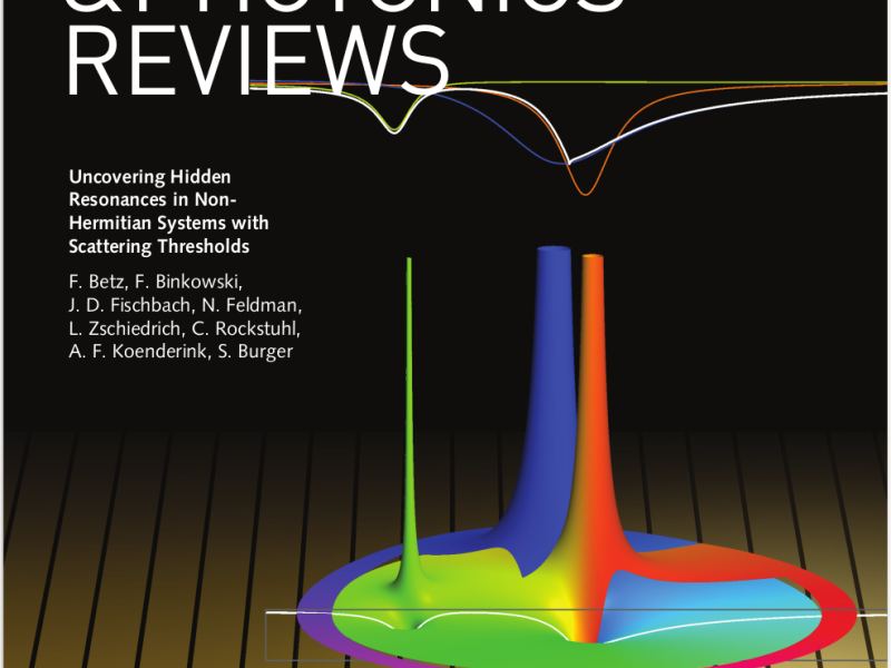 Joint publication on Hidden Resonances in Photonic Systems on the cover of Laser &amp; Photonics Reviews