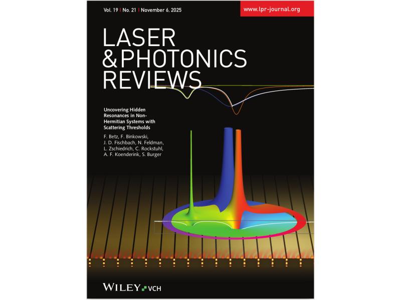 Joint publication on Hidden Resonances in Photonic Systems on the cover of Laser & Photonics Reviews 
