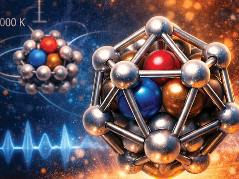 Dr. Anirudh Krishnadas' Publication on Ternary Nanocluster Stability Featured on the Cover of Journal of Physical Chemistry A